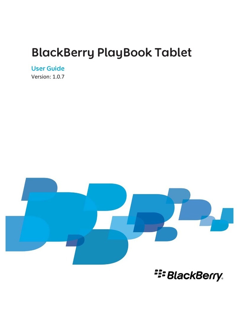 Blackbe;rry PlayBook Tablet user guide