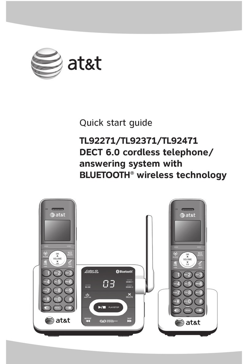 AT&T TL92271 User manual