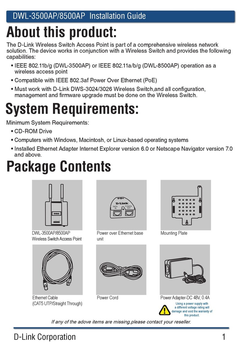 D-Link DWL-3500AP User manual D-Link DWL-3500AP User manual