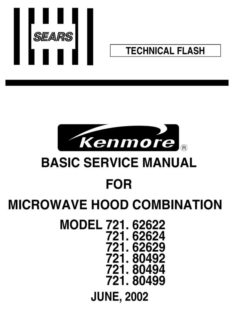 Kenmore 721.62622 Service manual