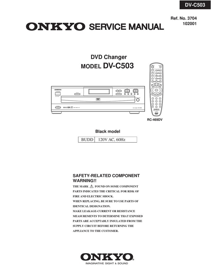 Onkyo DV-C503 User manual
