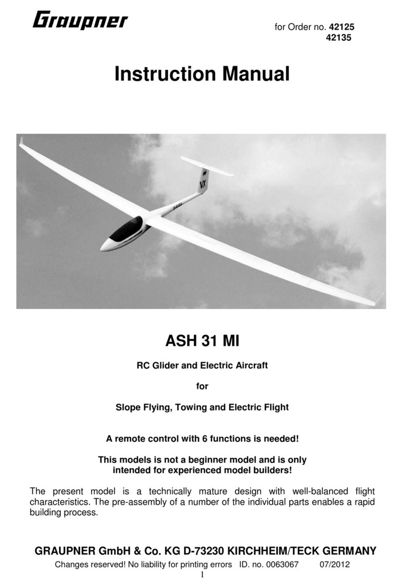 GRAUPNER ASH 31 MI User manual GRAUPNER ASH 31 MI User manual