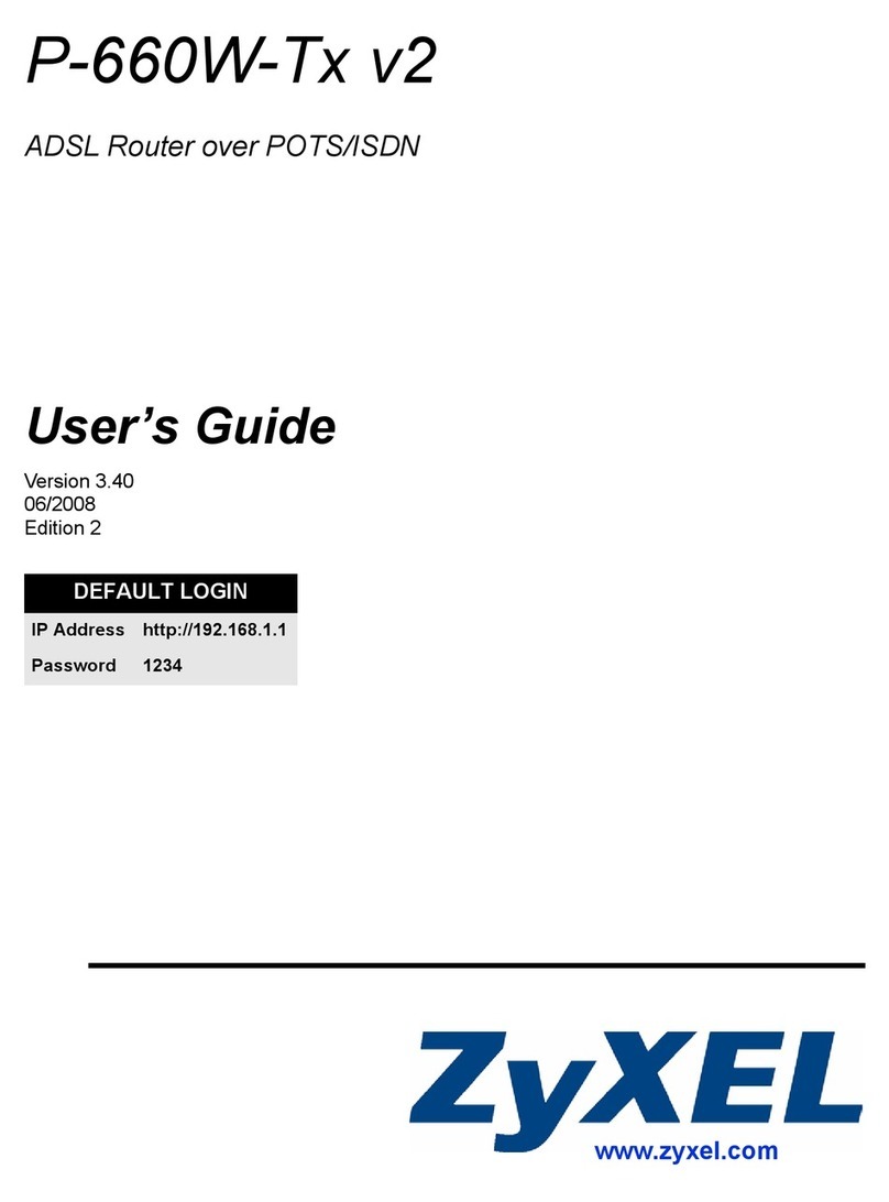 ZyXEL Communications P-660W-Tx User manual