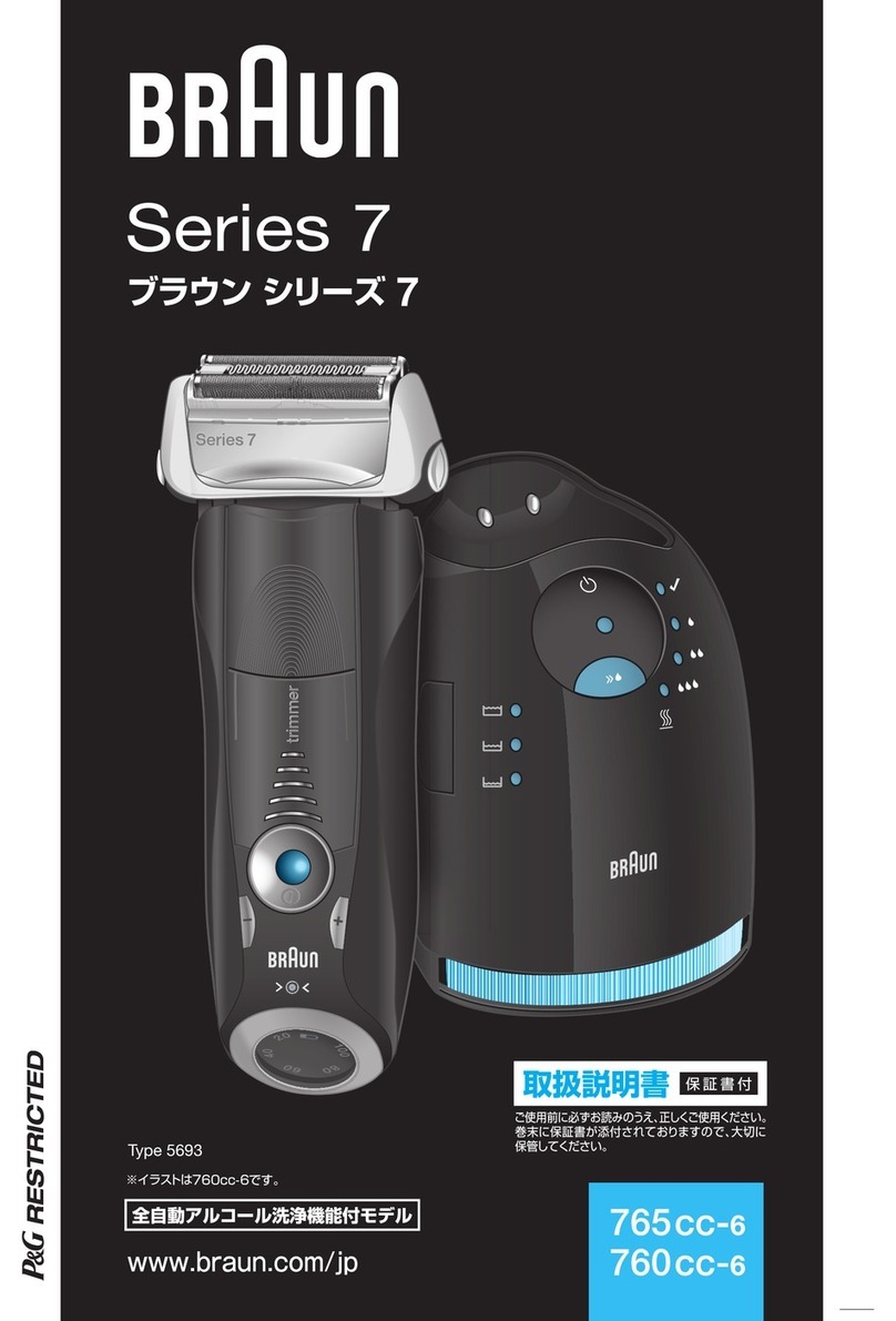 Braun 765cc-6 User manual Braun 765cc-6 User manual