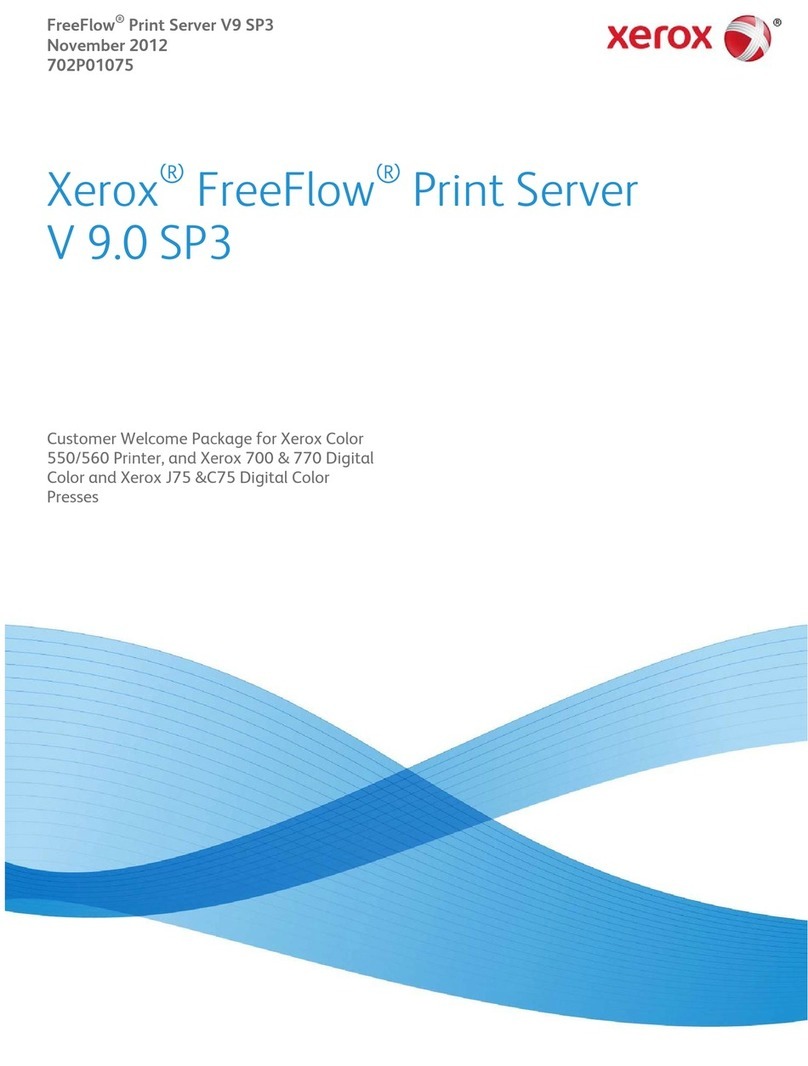Xerox FreeFlow Print Server V9 SP3 User manual