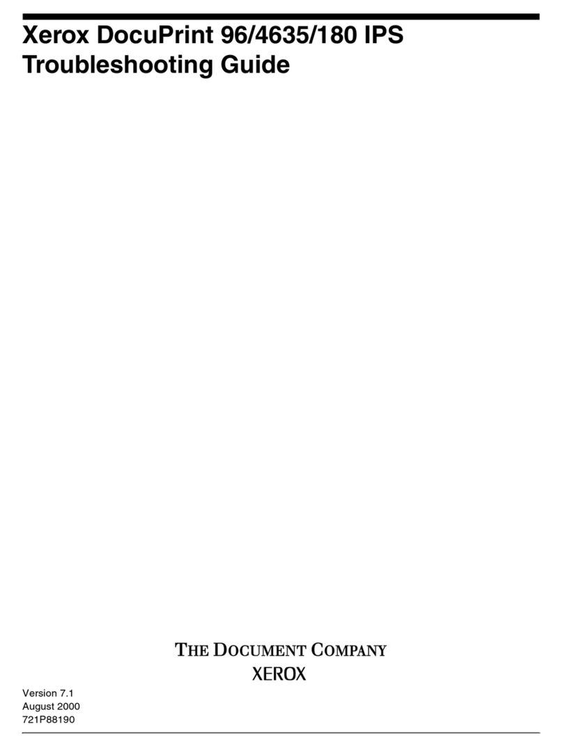 Xerox DocuPrint 96/4635/180 IPS User manual