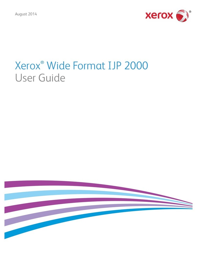 Xerox Wide Format IJP 2000 User manual