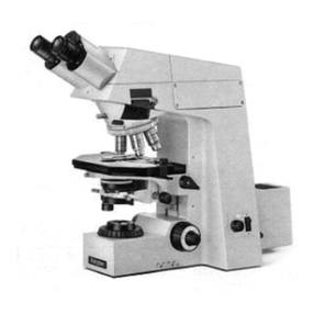 Zeiss Axioplan Universal microscope operating instructions