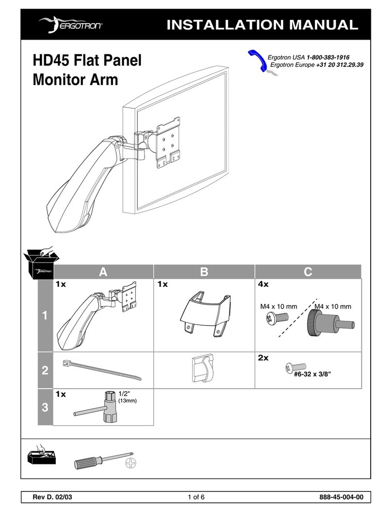 Ergotron HD45 installation manual