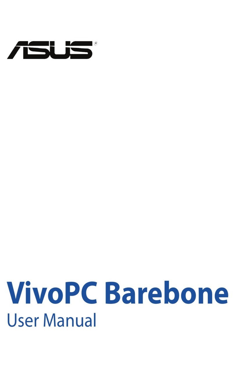 Asus VivoPC Barebone User manual Asus VivoPC Barebone User manual