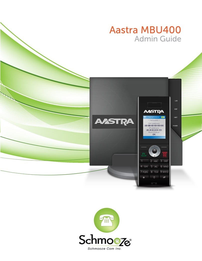 Aastra MBU 400 Manual