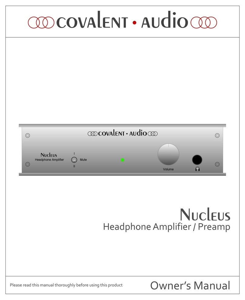 Covalent-Audio Nucleus owner's manual Covalent-Audio Nucleus owner's manual