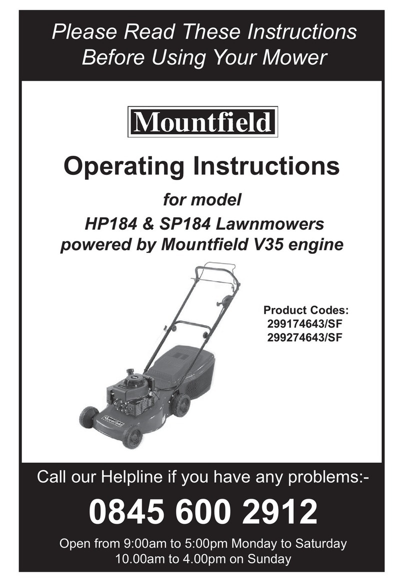 Mountfield HP184 User manual