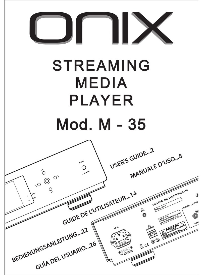 Onix M-35 User manual