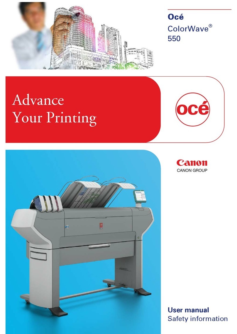 Oce Arizona 550 GT User manual