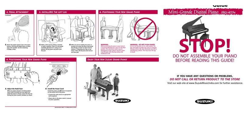 Suzuki HG-425e User manual