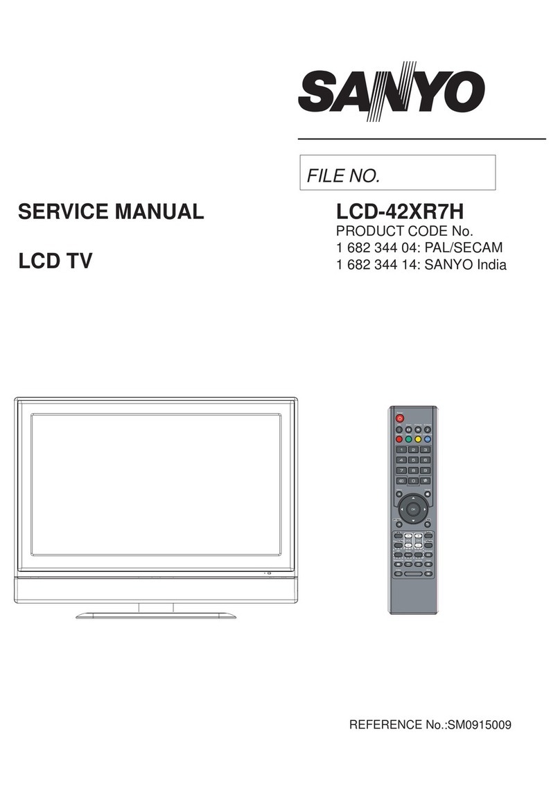 Sanyo LCD-42XR7H User manual