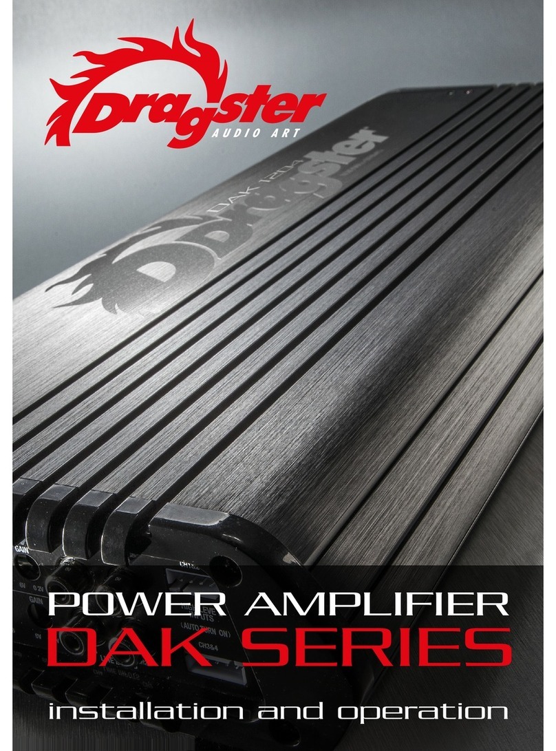 Dragster DAK SERIES Owner's manual