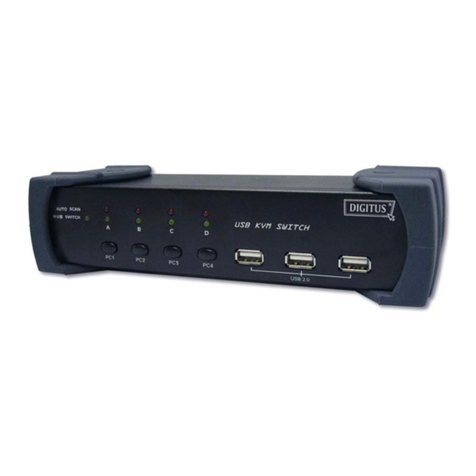 Digitus 4-Port Desktop USB KVM Switch with USB 2.0... User manual Digitus 4-Port Desktop USB KVM Switch with USB 2.0... User manual