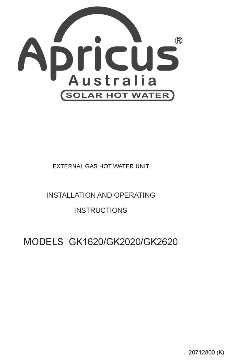 Apricus GK1620 installation instructions