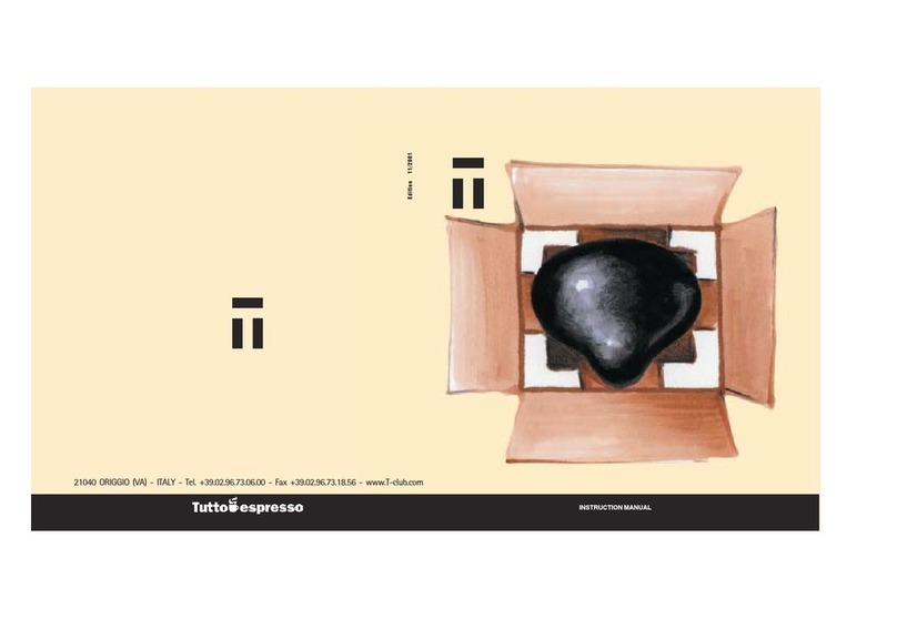 TuttoEspresso T instruction manual