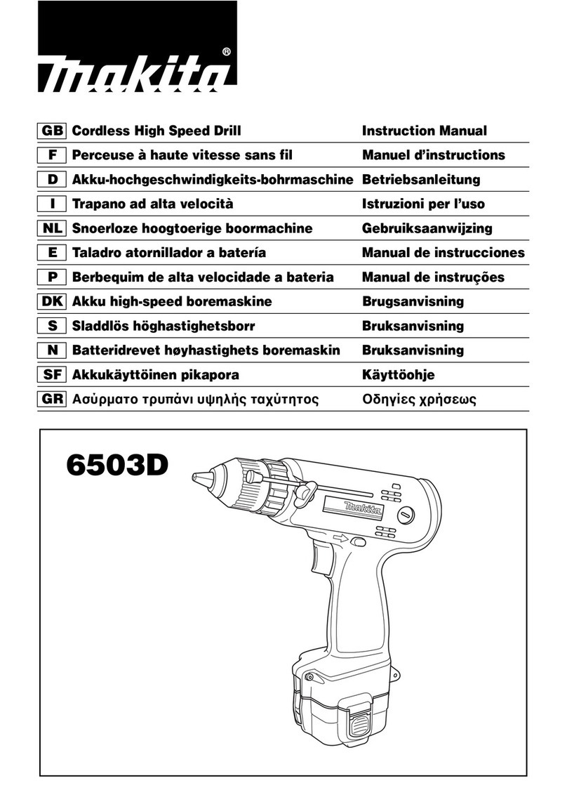Makita 6503D User manual Makita 6503D User manual