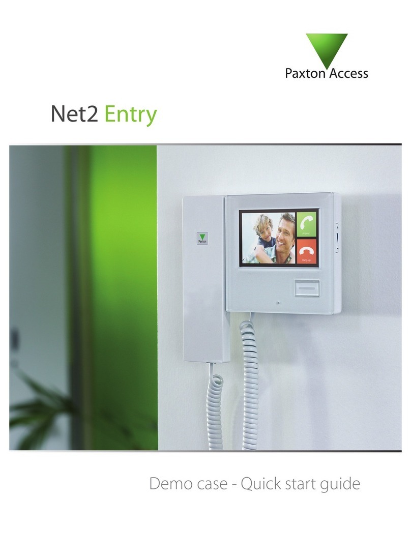 Paxton Net2 Entry quick start guide