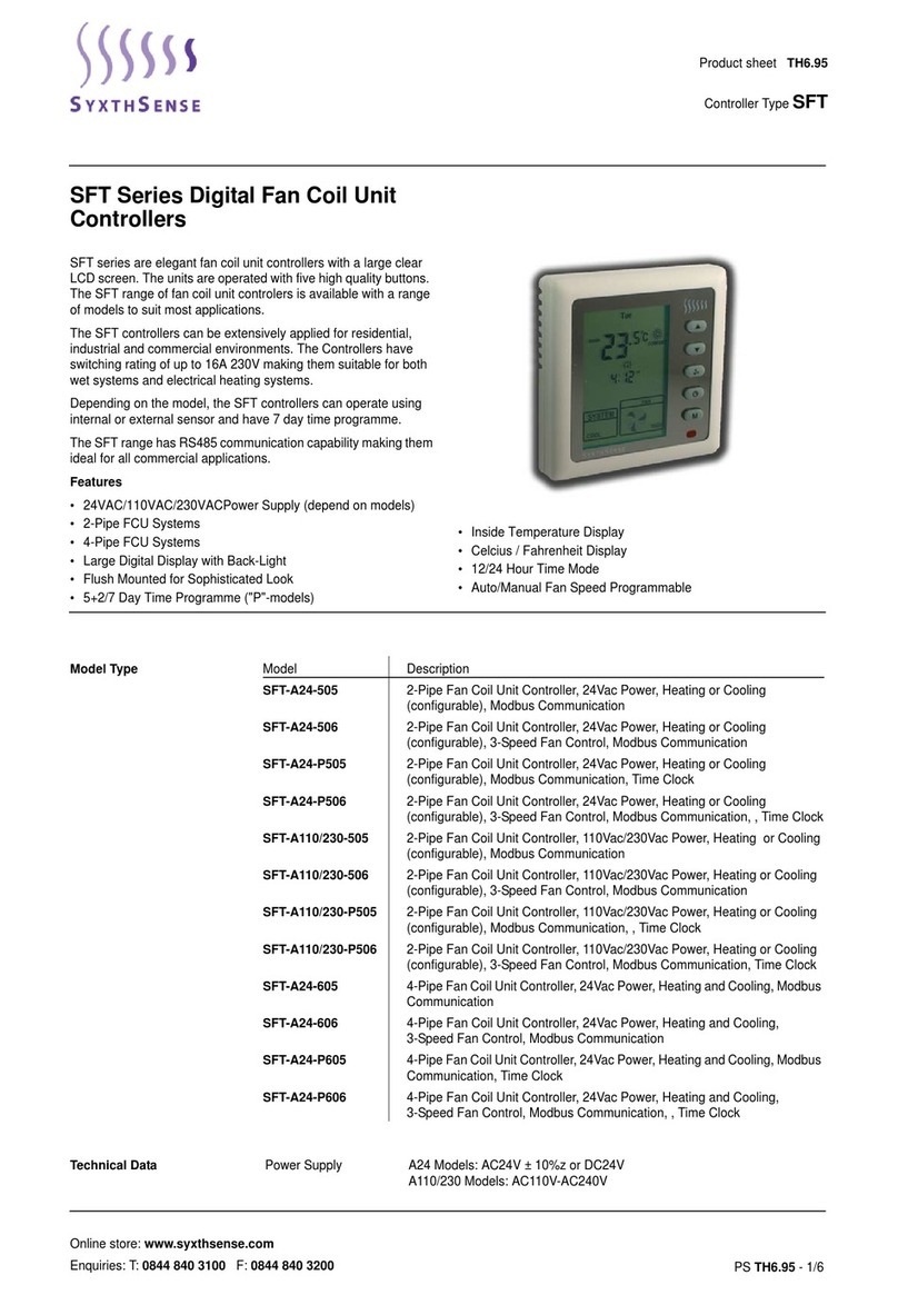 SyxthSense SFT Series Product sheet