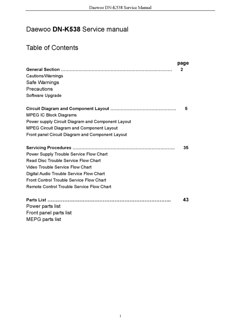 Daewoo DN-K538 User manual