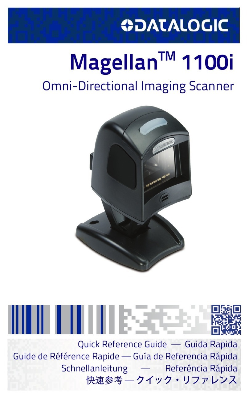 Datalogic Magellan 1100i Quick reference guide