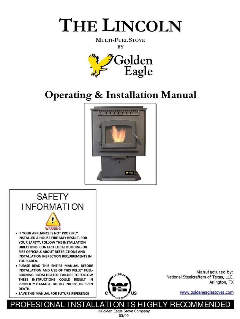 Golden Eagle THE LINCOLN Operating & installation manual