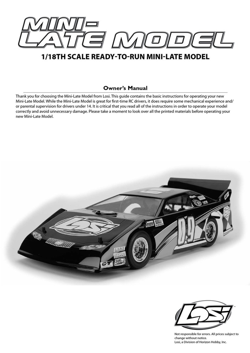 Team Losi Mini-Late Mode owner's manual Team Losi Mini-Late Mode owner's manual