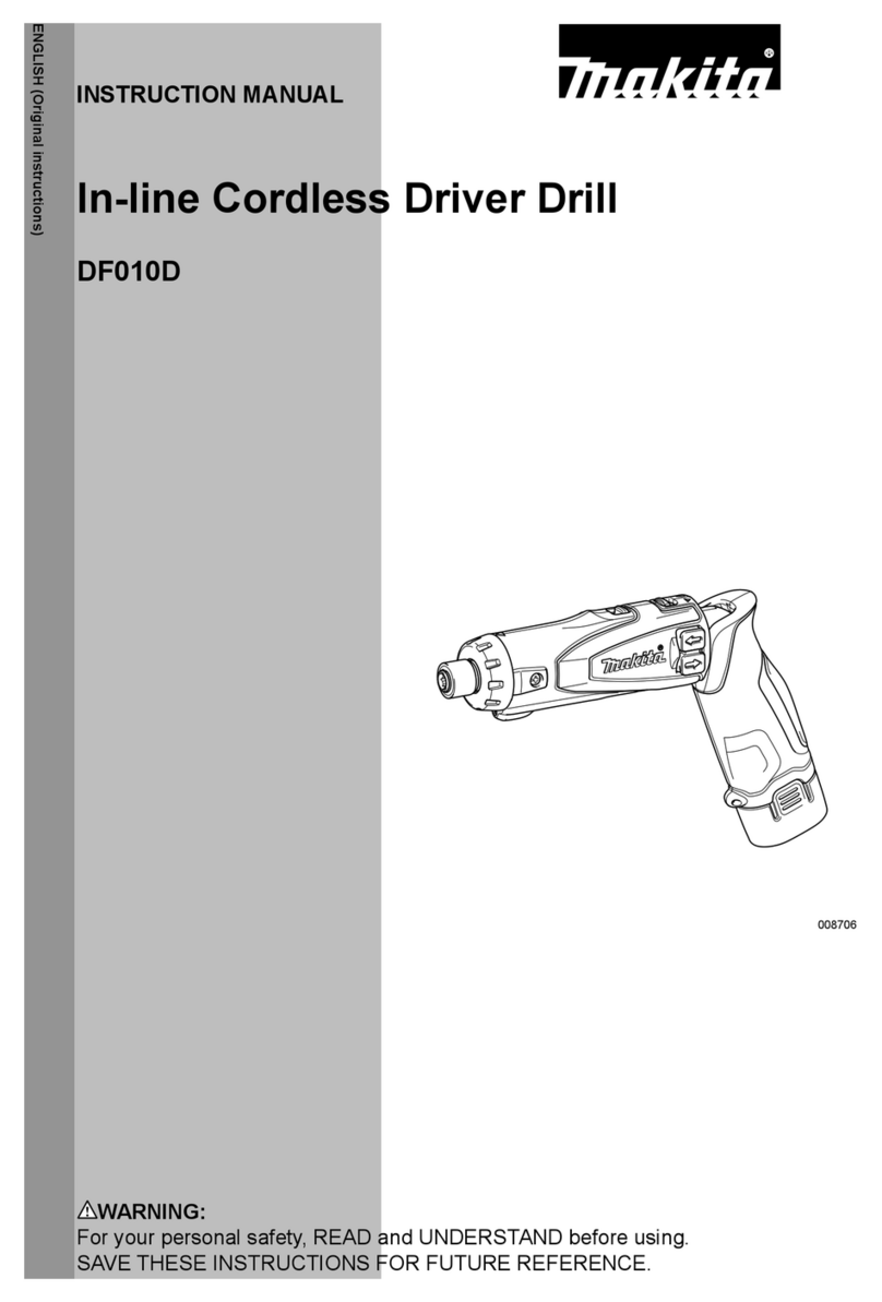 Makita DF010D User manual