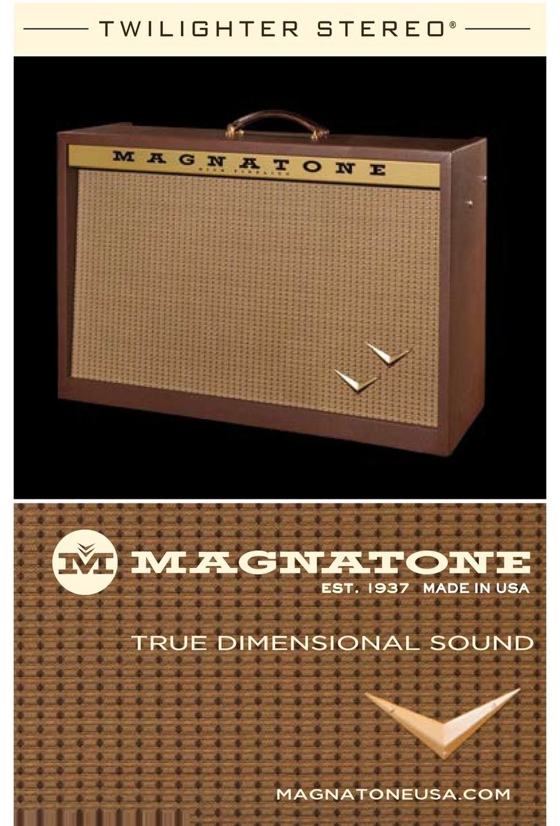 Magnatone Twilighter Stereo user guide