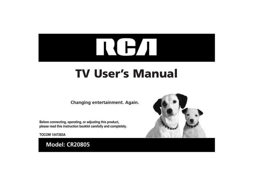 RCA CR20805 User manual