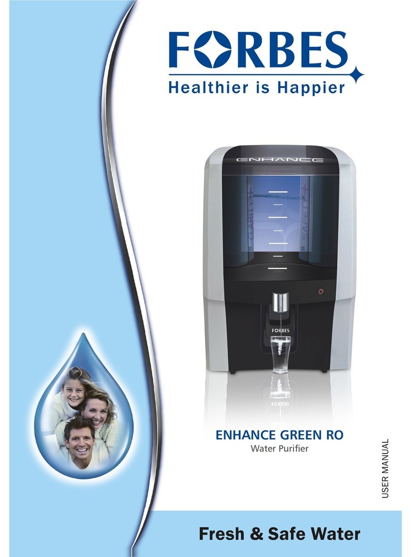Forbes ENHANCE GREEN RO user manual