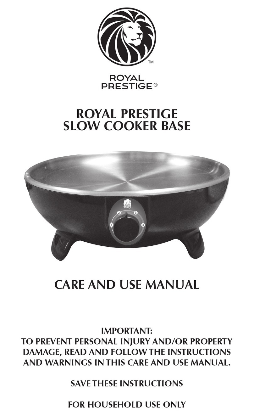 Royal Prestige Slow Cooker Base Guide
