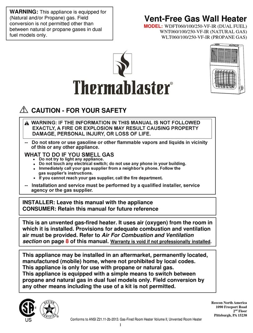 Thermablaster WDFT060-VF-IR user guide