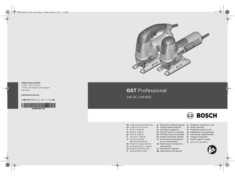 Bosch GST Professional 140 CE Original instructions