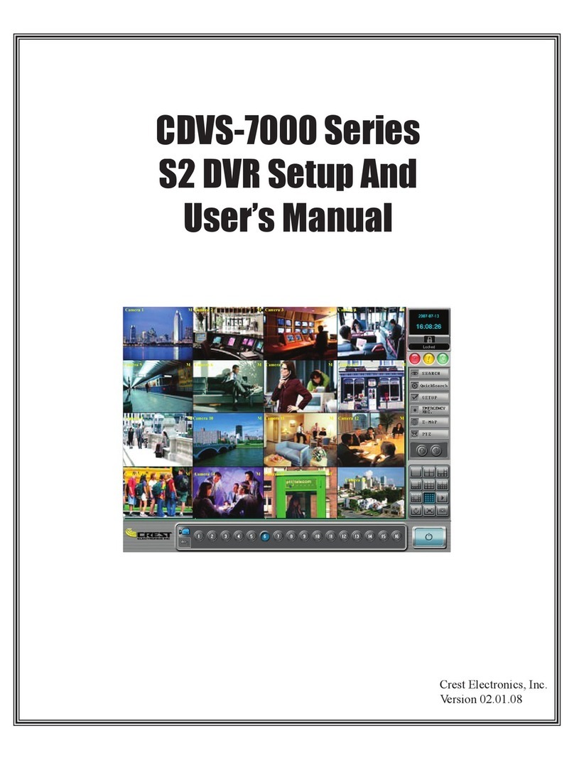 Crest Electronics CDVS-7000 User manual