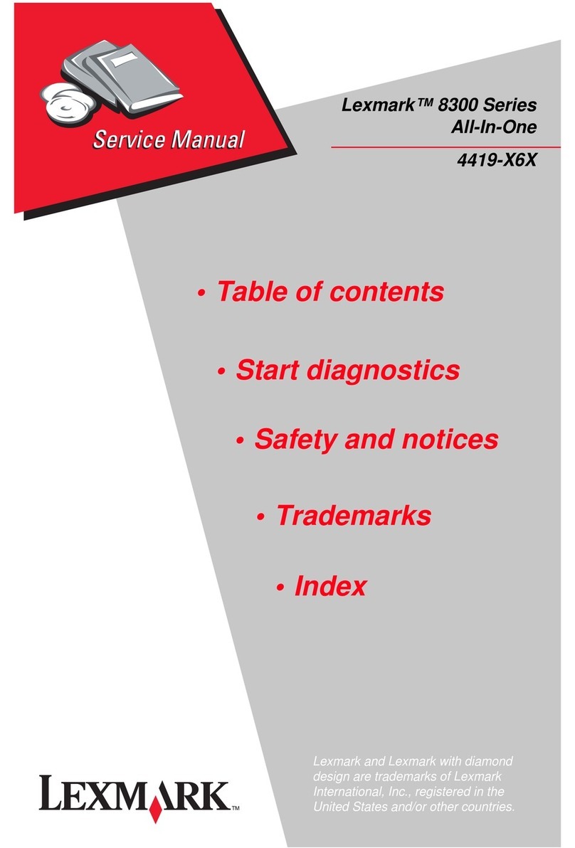 Lexmark 8300 Series User manual