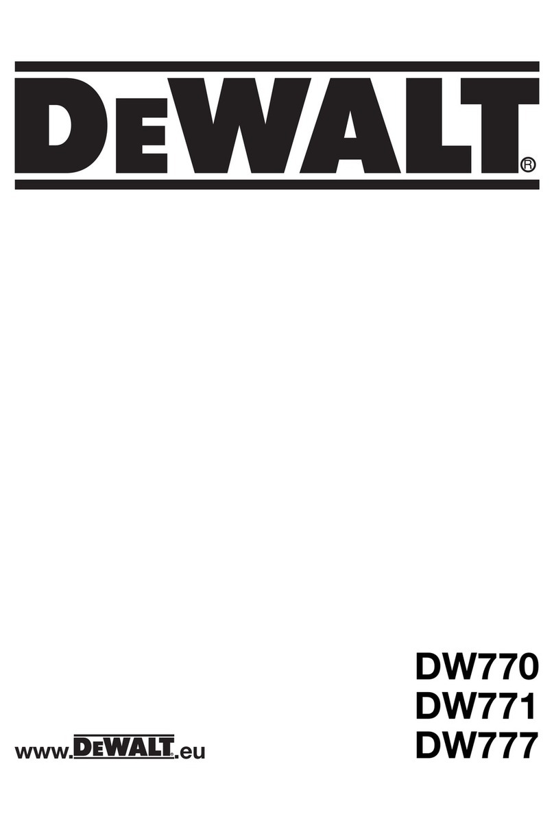 DeWalt DW770 user manual