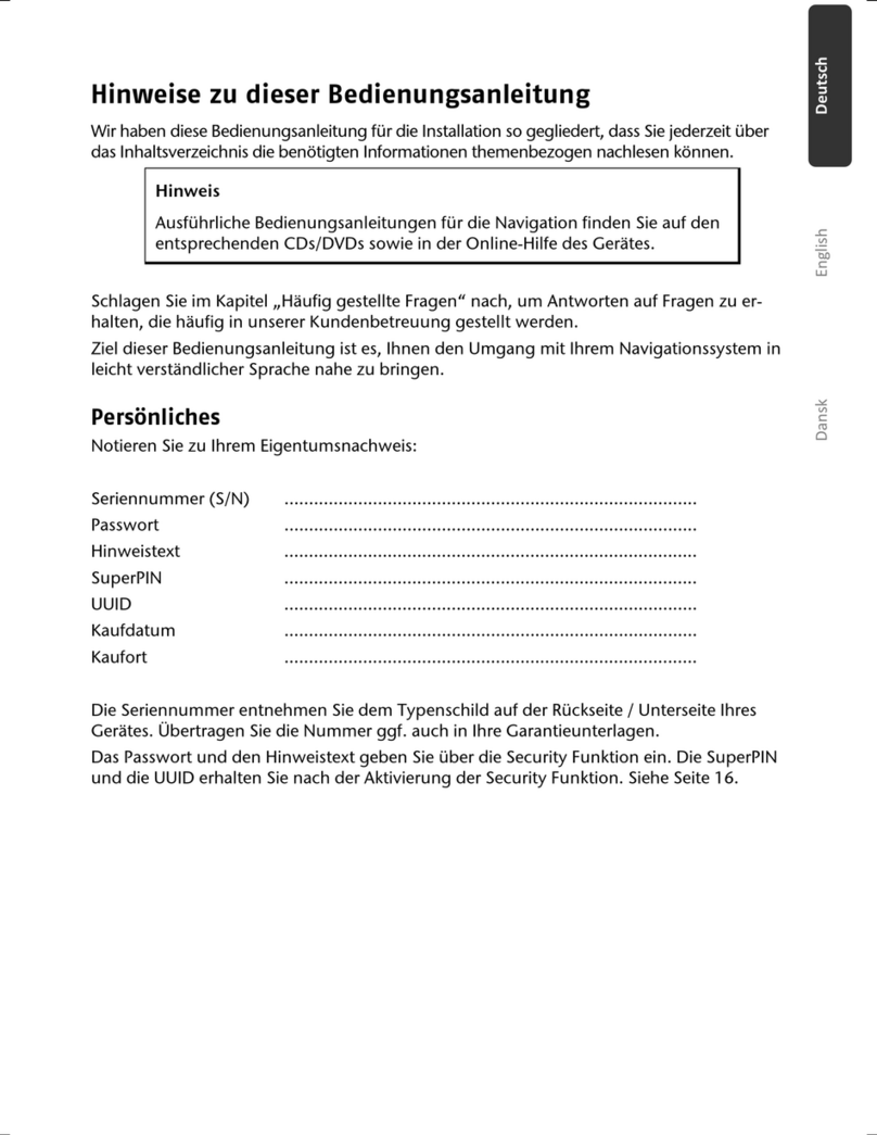 Medion Navigation System user guide