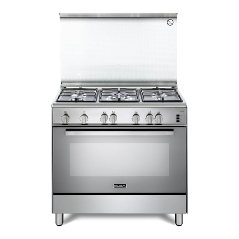 Elba GAS COOKERS Instructions for the use - installation advices