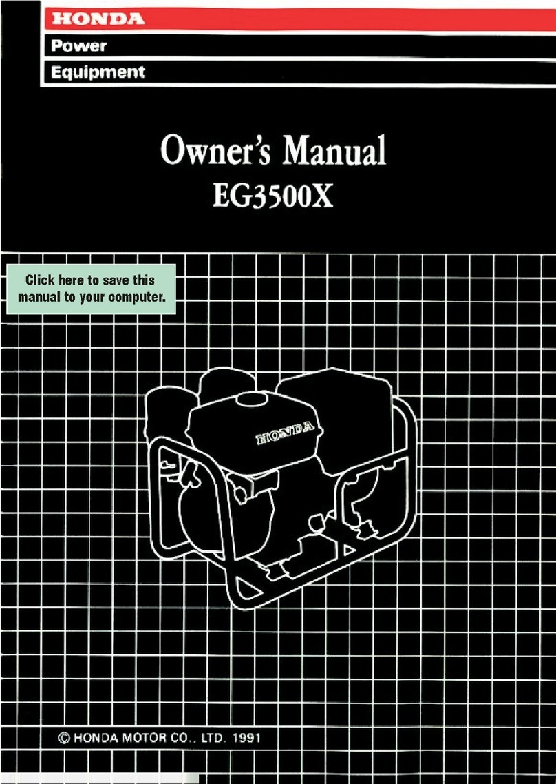 Honda EG3500X owner's manual