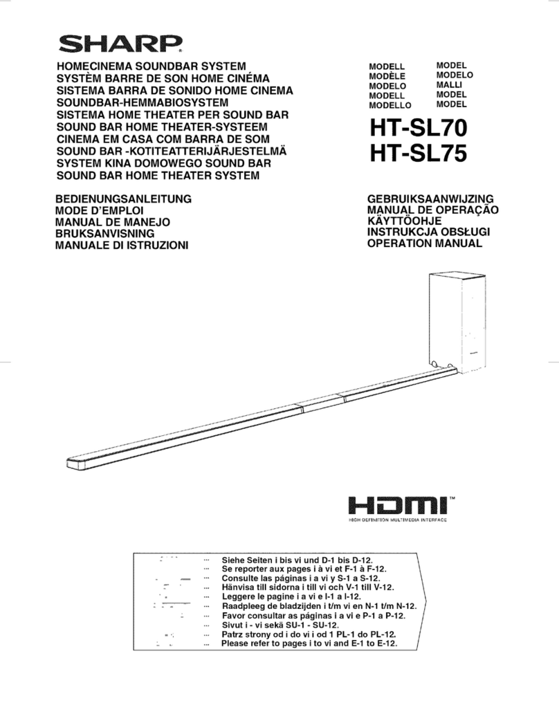 Sharp HT-SL70 Operation manual