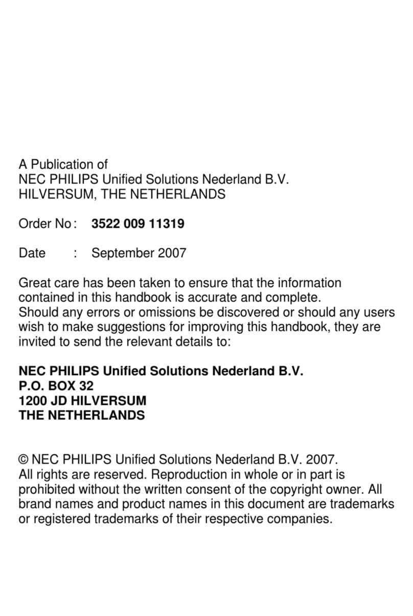 Philips SOPHO 2000 IPS user manual
