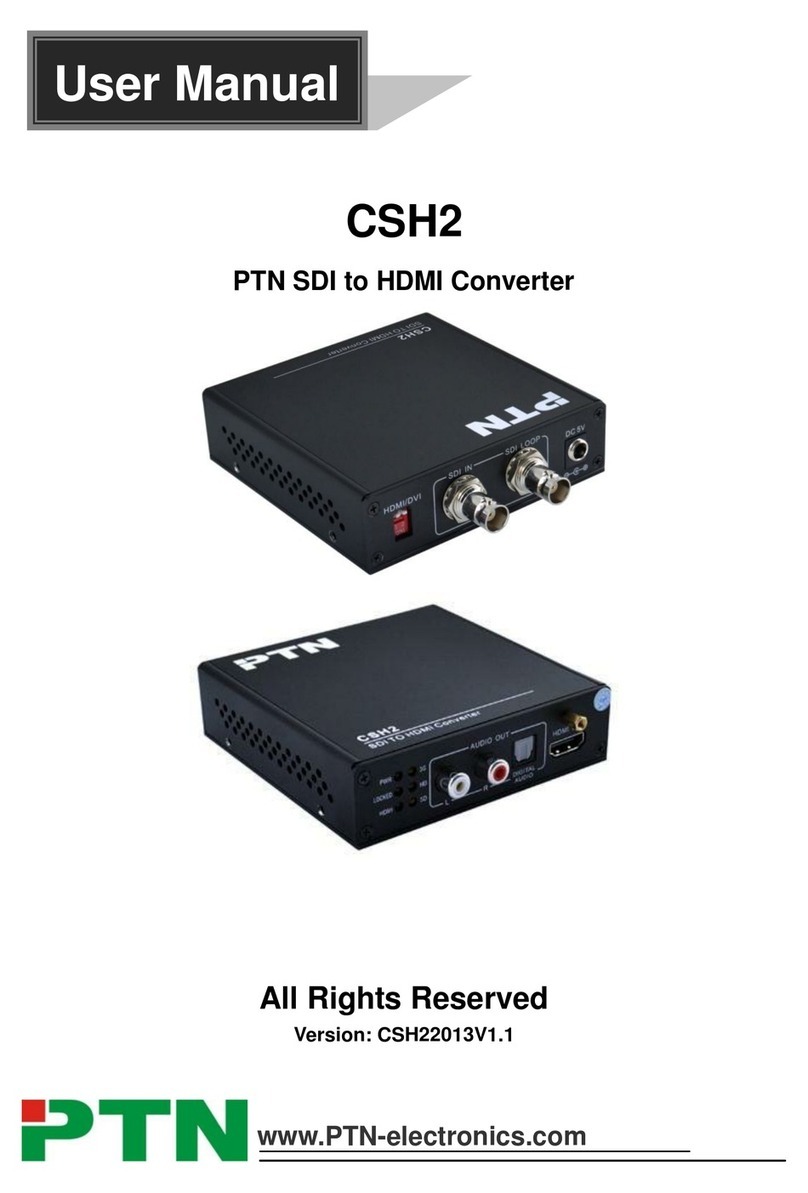PTN CSH2 user manual PTN CSH2 user manual