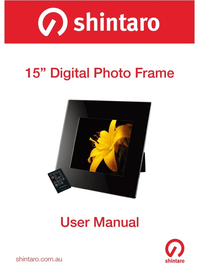Shintaro 15" Digital Photo Frame user manual