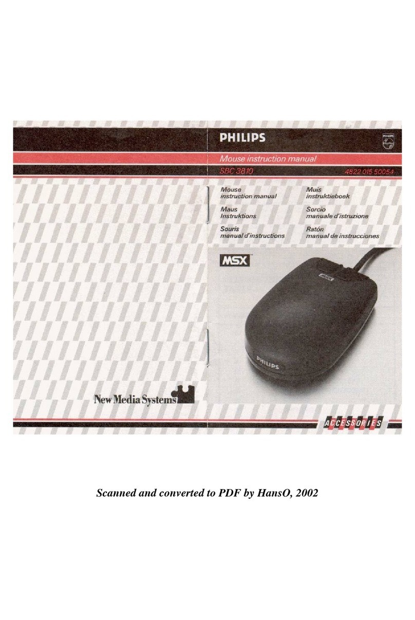 Philips MSX SBC 3810 User manual Philips MSX SBC 3810 User manual